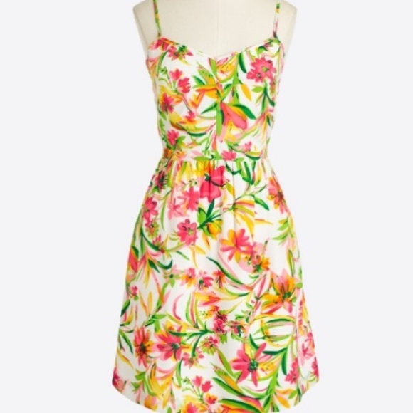 J. Crew Floral Dress 10 - Picture 1 of 6